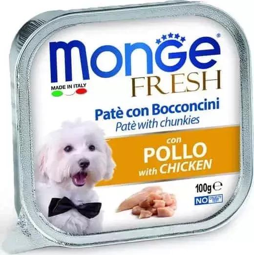 Консервы Monge Dog Fresh для собак курица 100 г