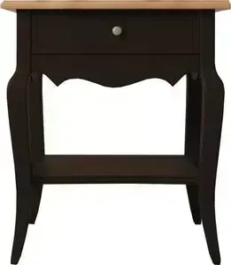 Тумба прикроватная Etagerca Leontina ST9302ETG/BLK 1 ящ LEONTINA 1