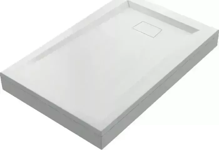 Душевой поддон Good Door Атриум 110x80 с ножками и панелью, белый