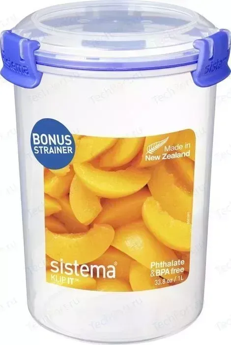Контейнер Sistema для хранения круглый Klip it 1 л (1380)
