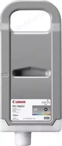 Картридж CANON PFI-706GY (6690B001)