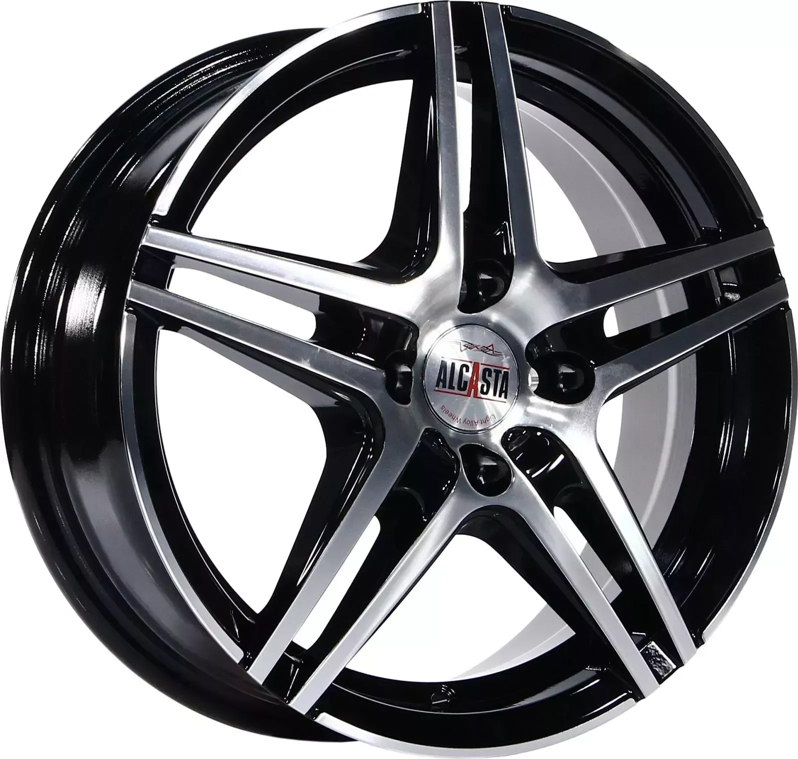 Диск автомобильный ALCASTA M54 6.5x16/5x108 ET50 D63.3 BKF 6.5X16/5X108