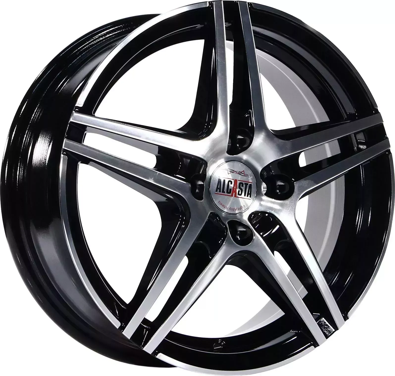 Диск автомобильный ALCASTA M54 6.5x16/5x105 ET39 D56.6 BKF 6.5X16/5X105