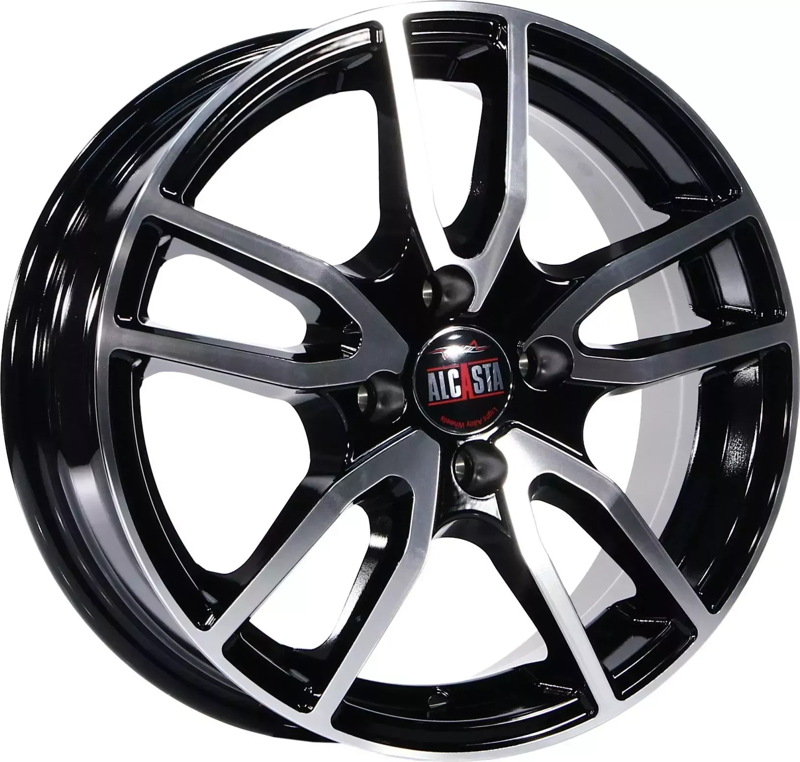 Диск автомобильный ALCASTA M57 6.5x16/5x114.3 ET38 D67.1 BKF 6.5X16/5X114.3