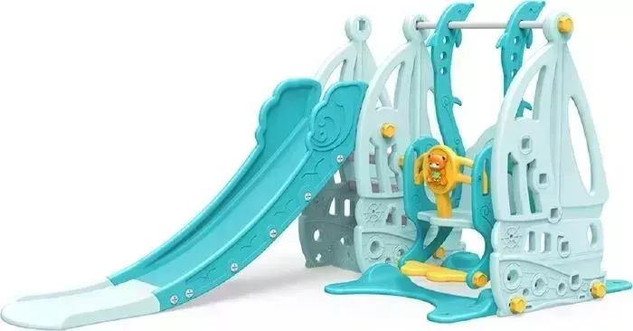 Горка PERFETTO SPORT + качели Корабль PS-048-M ментол