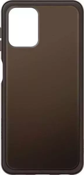 Чехол (клип-кейс) SAMSUNG Galaxy A22 Soft Clear Cover черный (EF-QA225TBEGRU)