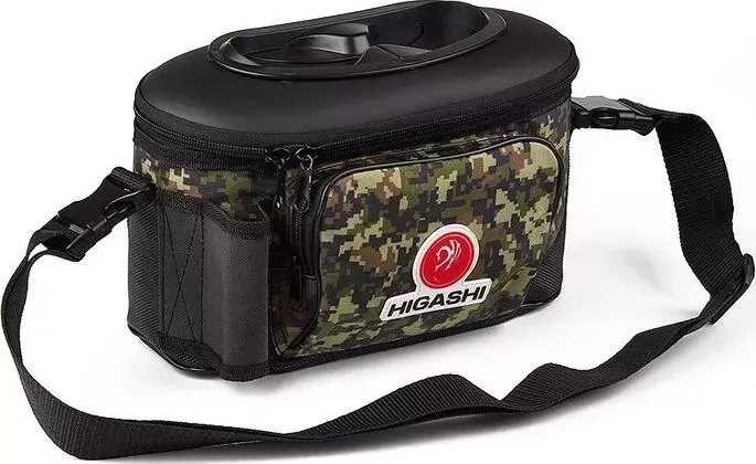 Кан рыболовный Higashi Live bait box 4,5 л Green Digital Camo