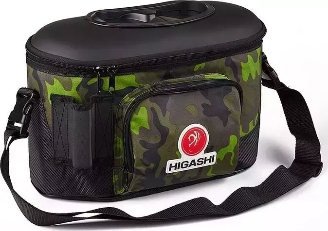 Кан рыболовный Higashi Live bait box 7,5 л Green Camo
