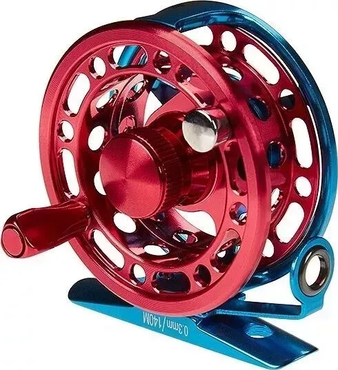 Катушка инерционная Higashi H-60 Blue/Red