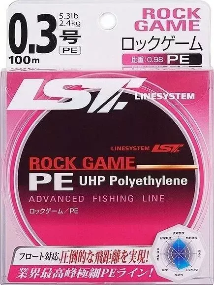 Шнур плетеный Linesystem Rock Game PE 0,6 (0,128мм) 100м pink