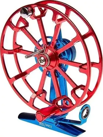 Катушка инерционная Higashi HI-85S Blue/Red