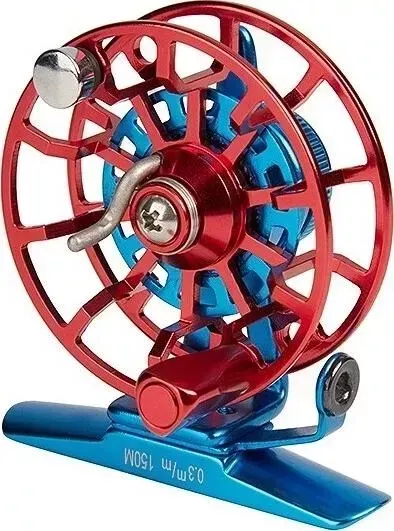 Катушка инерционная Higashi HI-55S Blue/Red
