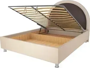 Кровать OrthoSleep Аляска бисквит-шоколад механизм и ящик 120х200