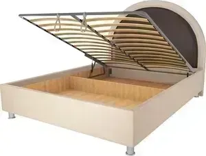 Кровать OrthoSleep Аляска бисквит-шоколад механизм и ящик 90х200