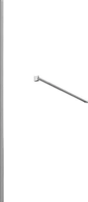 Монтажный набор Vincea Walk-In VHW-1W профиль и крепления, хром (VHW-1W)