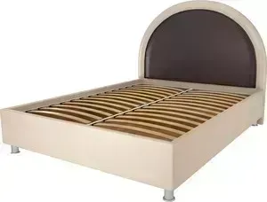 Кровать OrthoSleep Аляска бисквит-шоколад ортопед.основание 160х200