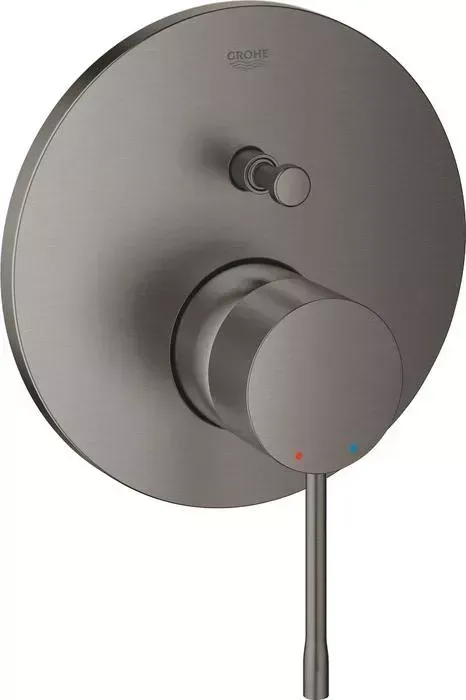 Смеситель для ванны Grohe Essence накладная панель, 35600, темный графит (24058AL1)