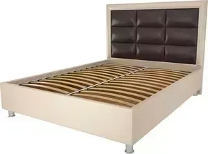 Кровать OrthoSleep Виктория бисквит-шоколад ортопед.основание 90х200