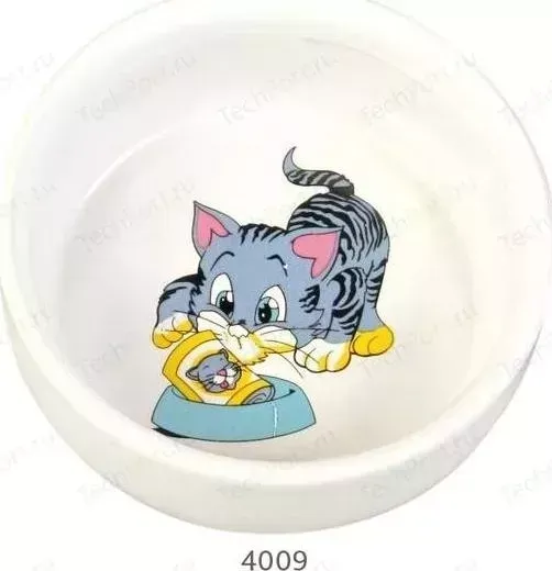 Миска TRIXIE керамическая для кошек 300мл*ф11см (4009)
