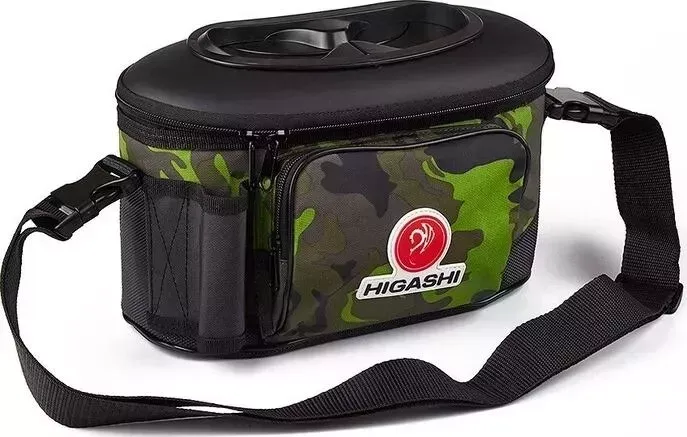 Кан рыболовный Higashi Live bait box 4,5 л Green Camo