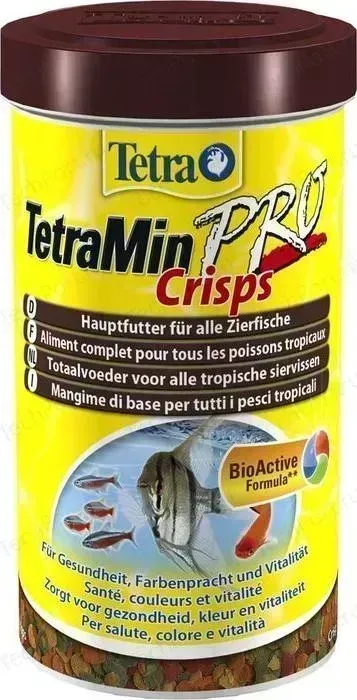 Корм Tetra Min Pro Crisps Complete Food for All Tropical Fish чипсы для всех видов тропических рыб 250мл (139657)