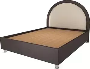 Кровать OrthoSleep Аляска шоколад-бисквит жесткое основание 180х200