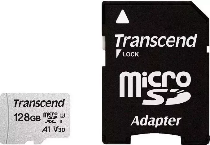 Флеш карта TRANSCEND micro SDXC 128Gb + adapter