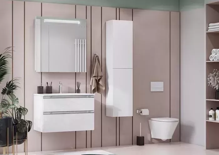Мебель для ванной ROCA Gap 80 2 ящика, белая