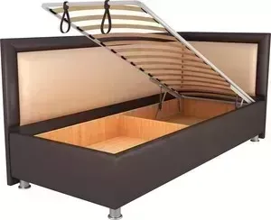 Кровать OrthoSleep Барби шоколад-бисквит механизм и ящик 120х200
