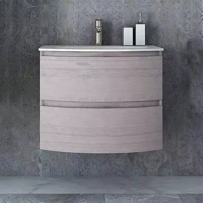 Тумба под раковину CEZARES Vague 69 Rovere sbiancato (54847)