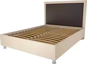 Кровать OrthoSleep Нью-Йорк бисквит-шоколад ортопед.основание 80х200