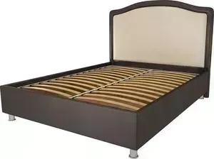 Кровать OrthoSleep Калифорния шоколад-бисквит ортопед.основание 200х200
