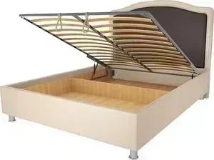 Кровать OrthoSleep Калифорния бисквит-шоколад механизм и ящик 200х200