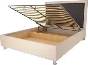 Кровать OrthoSleep Нью-Йорк бисквит-шоколад механизм и ящик 140х200