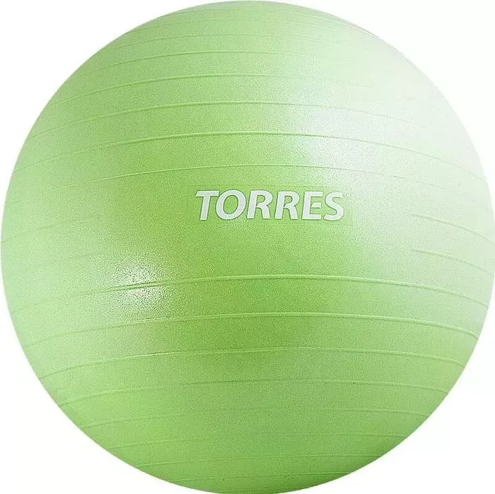 Фитбол TORRES AL121165GR, 65 см, антивзрыв, с насосом