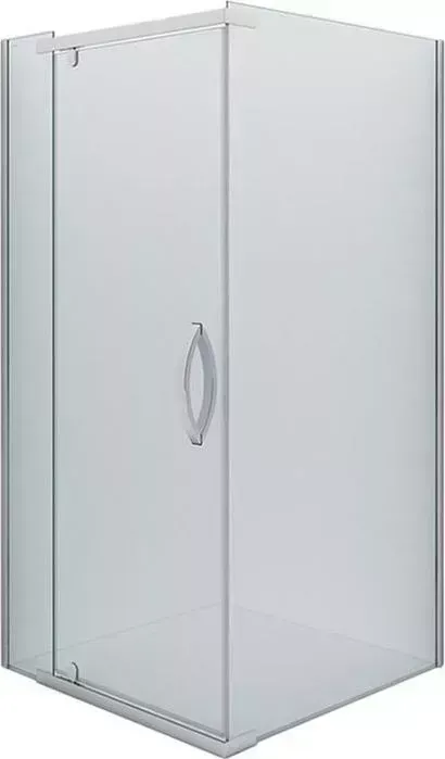 Душевой уголок Alex Baitler 100x100 с поддоном, прозрачный, хром (AB214-100, AB10017H-1)