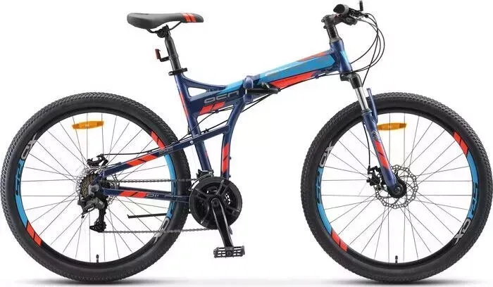 Велосипед STELS Pilot-950 MD 26" V011 17.5" Тёмно-синий