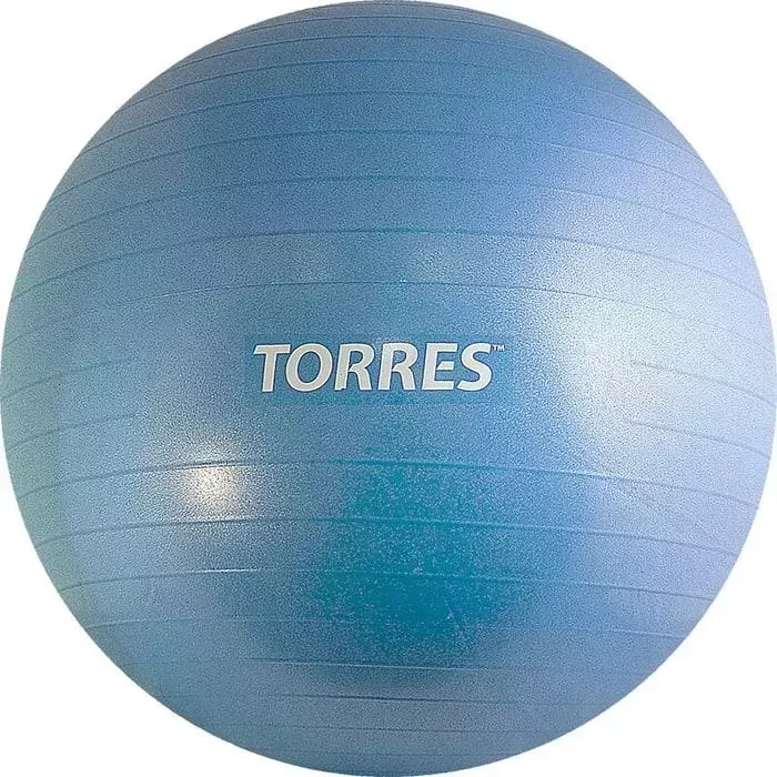 Фитбол TORRES AL121175BL, 75 см, антивзрыв, с насосом