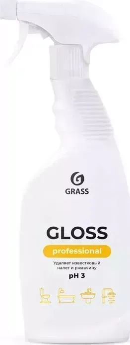 Чистящее средство GRASS Professional Gloss комнаты, от известкового налета и ржавчины, 600 мл(125533)