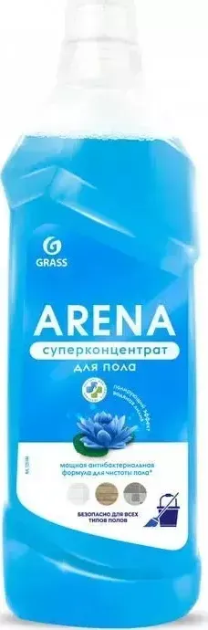 Средство GRASS для мытья пола ARENA водяная лилия с полирующим эффектом, 1 л(125184)