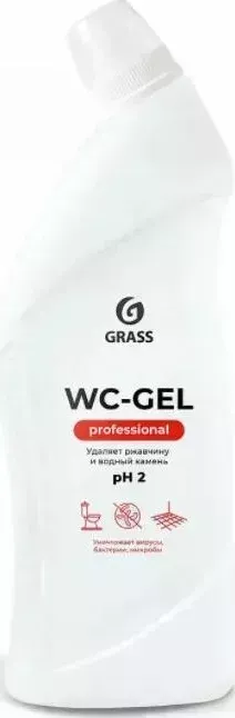 Чистящее средство GRASS Professional WC-gel и туалета, от ржавчины и водного камня, 750 мл(125535)