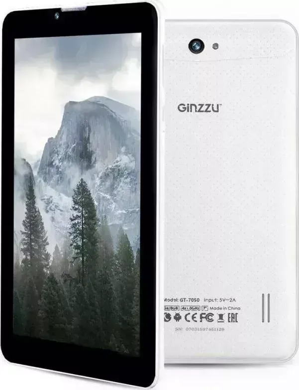 Планшет GINZZU GT-7050 White 3G 8Gb
