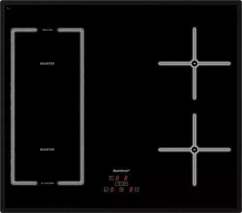 Панель варочная электрическая RAINFORD RBH-8613 B Black черный