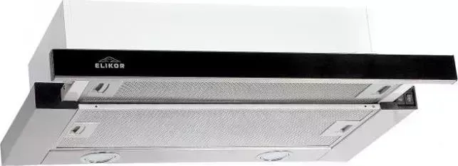 Вытяжка ELIKOR Интегра GLASS 45Н-400-В2Г нерж / черное стекло