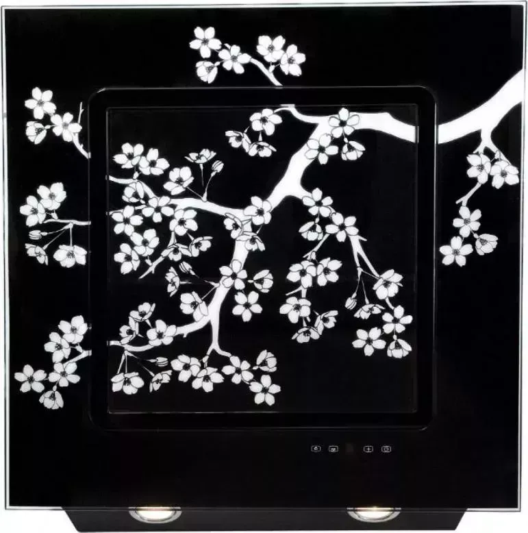 Вытяжка ELIKOR Оникс ART 60П-1000-Е4Д черный / сакура