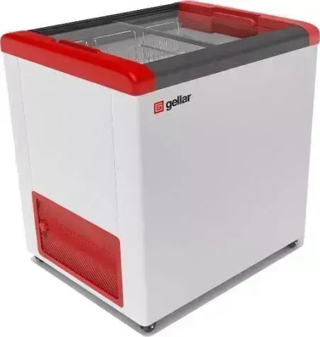 Морозильник FROSTOR Gellar FG 200 C красный (прямое стекло)