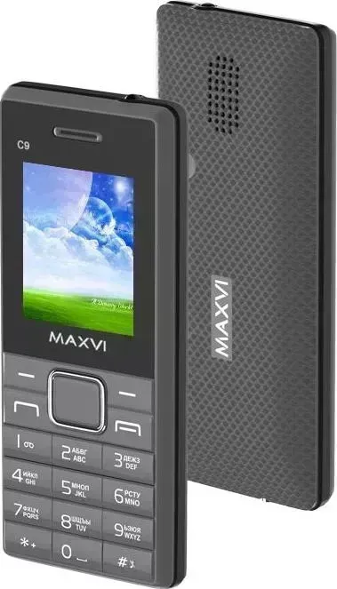 Мобильный телефон MAXVI C9 GREY/BLACK