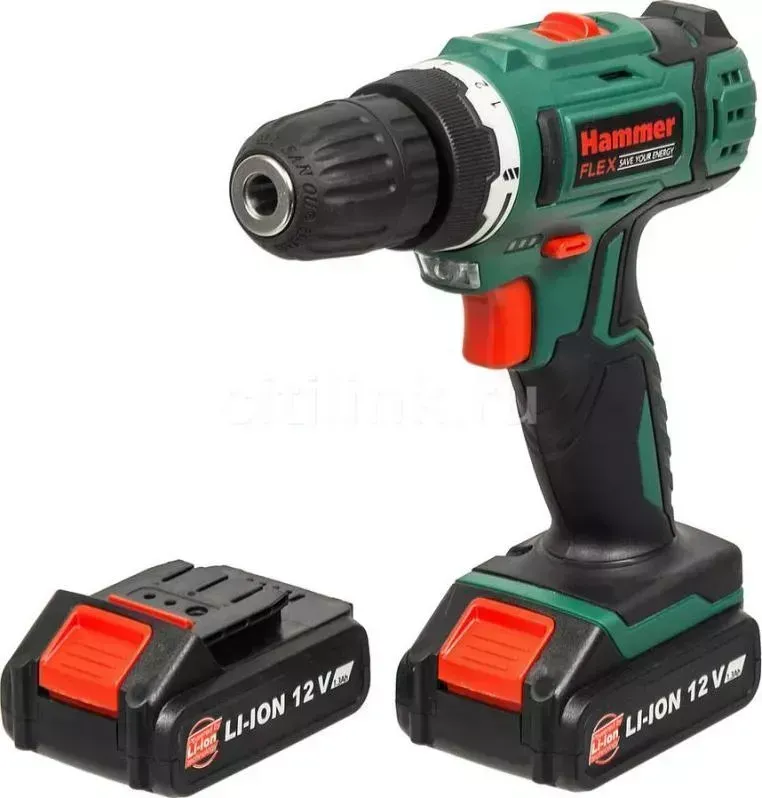 Дрель аккумуляторная HAMMER Flex ACD125Li