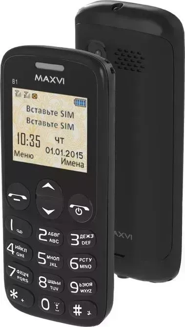 Мобильный телефон MAXVI B1 BLACK