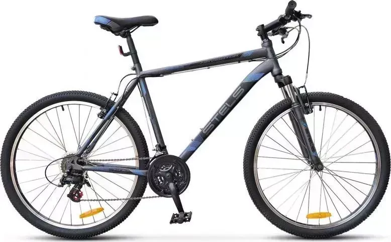 Велосипед STELS Navigator-500 V 26 V020 Антрацитовый/синий (рама 20)
